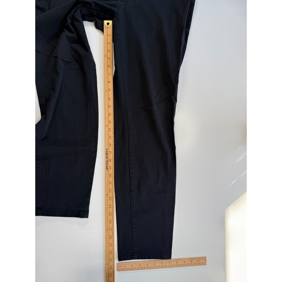 EVERLANE Uniform The Performance Chino Pant Mens 35x32 Slim Navy Blue Classic - Picture 8 of 10